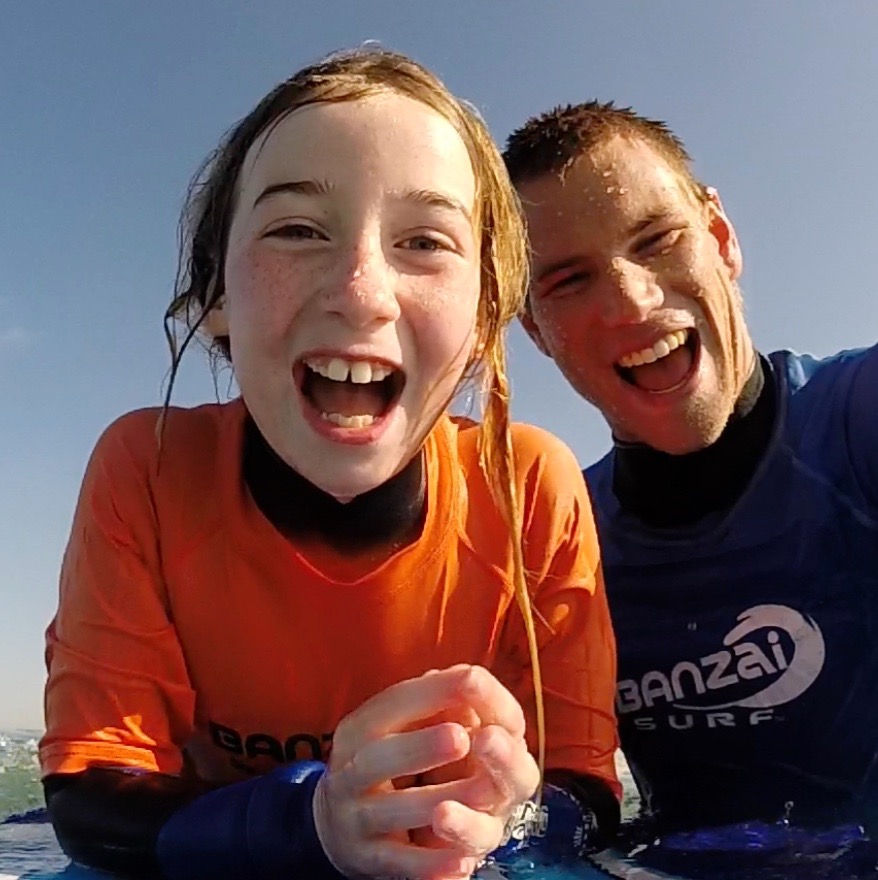 Addie 2014 GoPro Surfing lesson