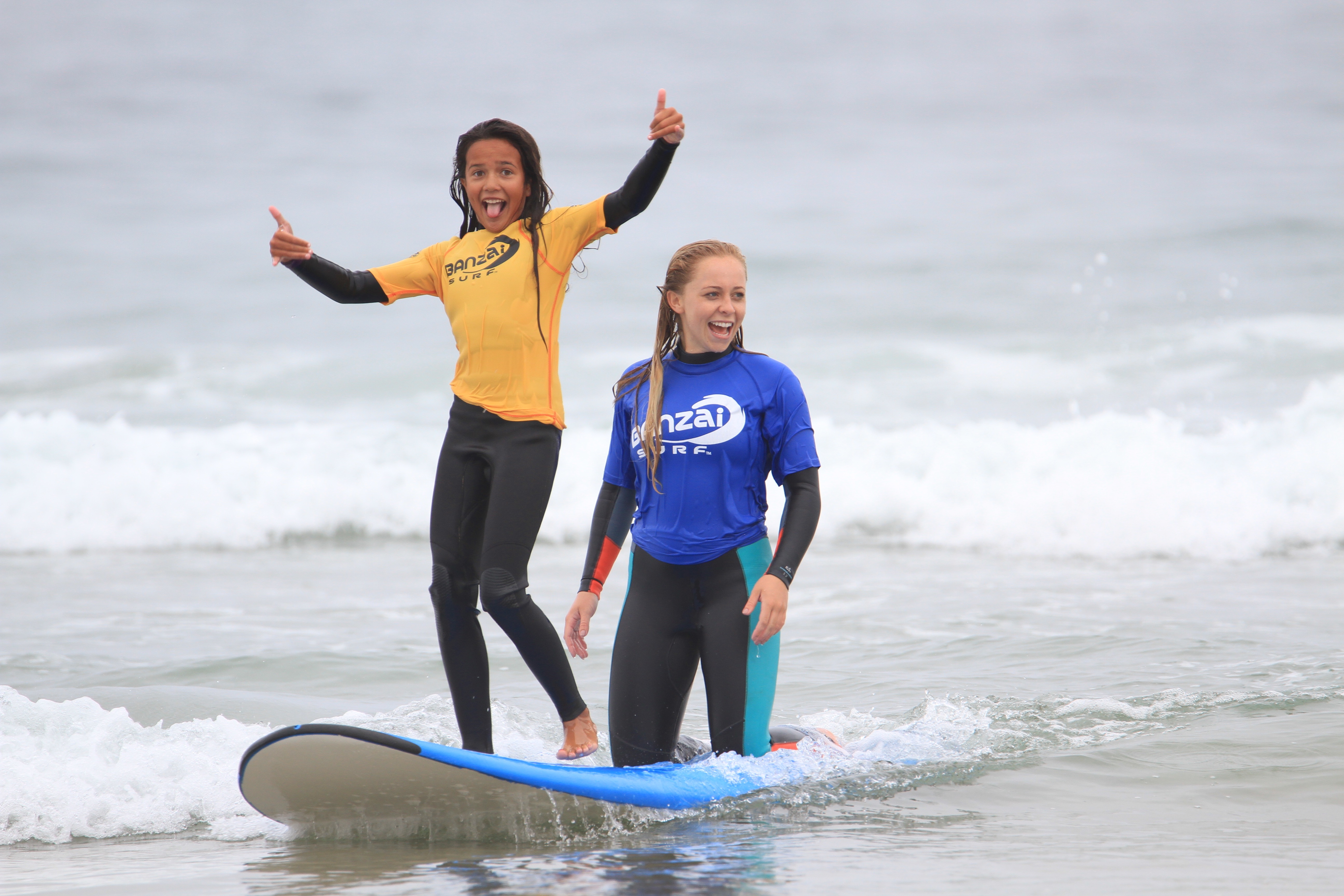 Surf Lessons at Banzai Surf School: Newport Beach