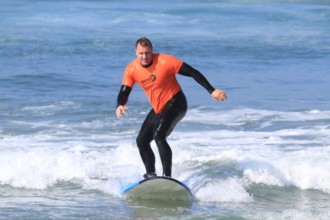 Banzai Surf School Surfing Man